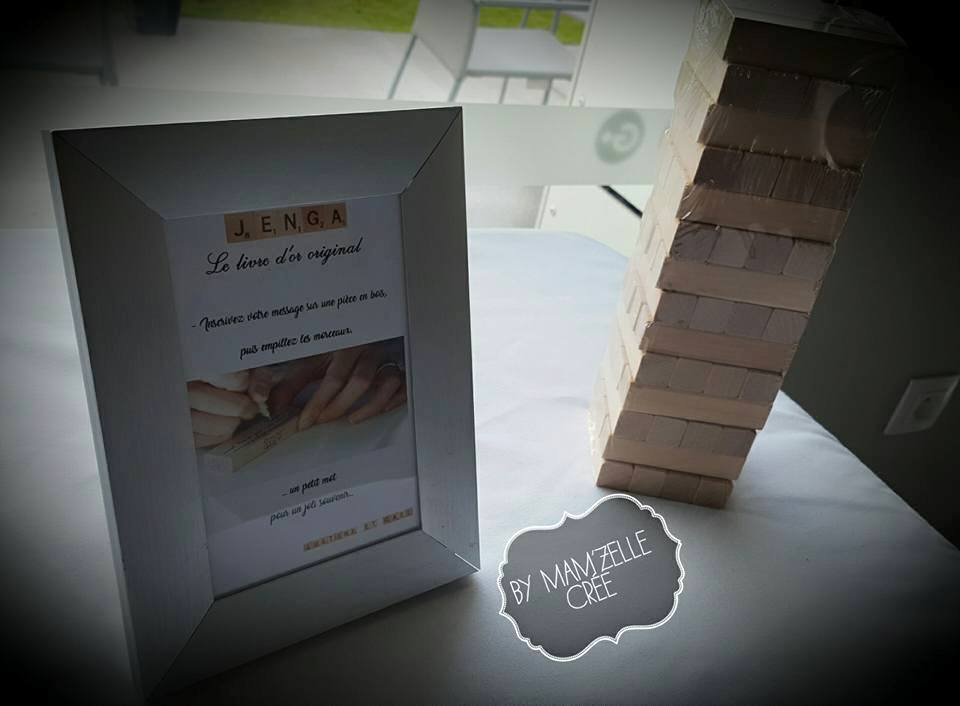 livre d'or jeux jenga mam'zelle crée