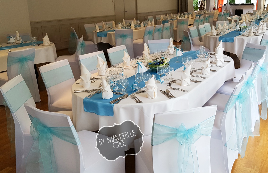 Mariage turquoise mamzelle cree