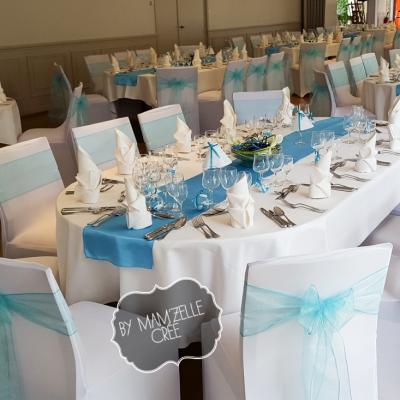 Mariage turquoise mamzelle cree